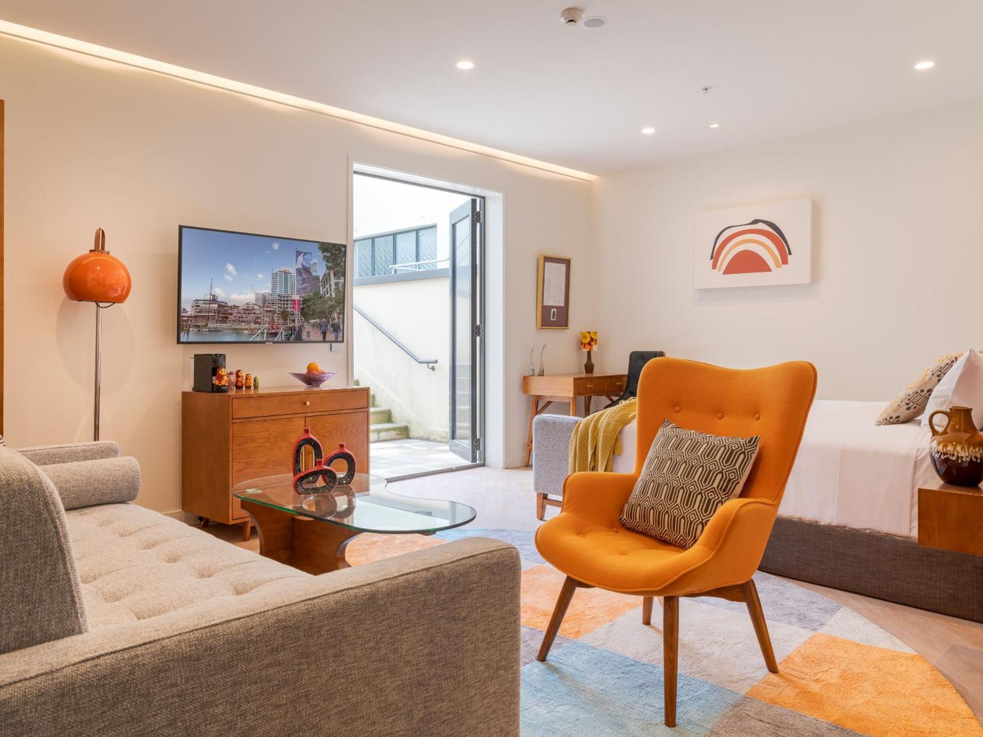 Ohtel Auckland 호텔 외부 사진 The interior of a typical apartment