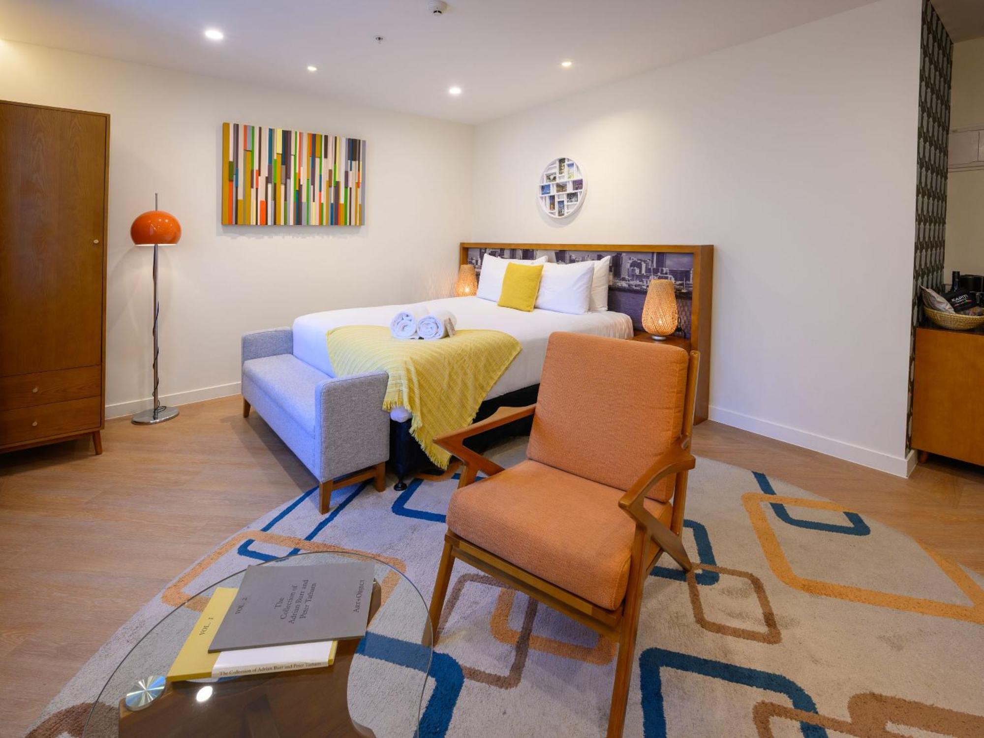 Ohtel Auckland 호텔 외부 사진 A room at the hotel