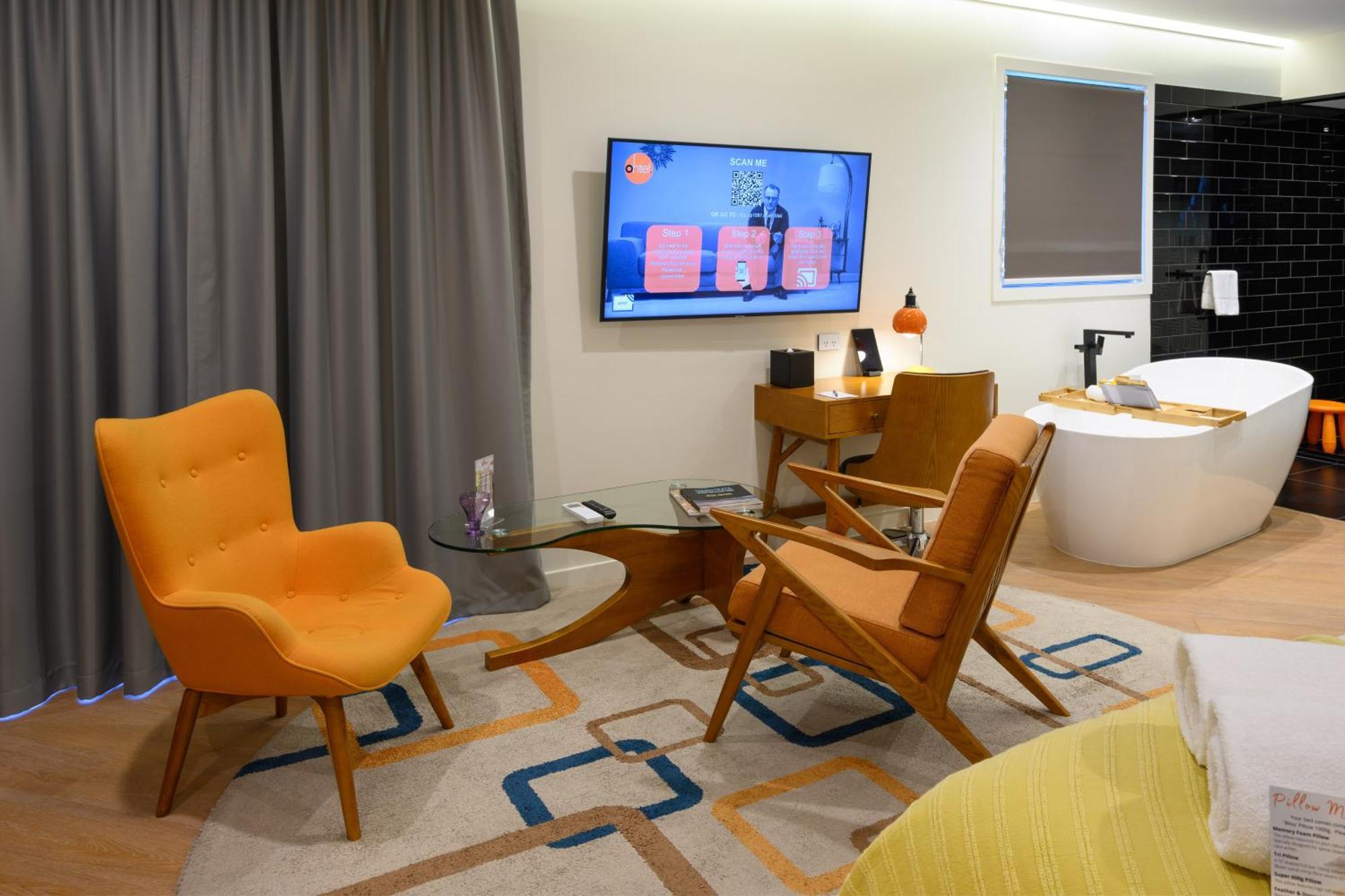 Ohtel Auckland 호텔 외부 사진 A room at the hotel