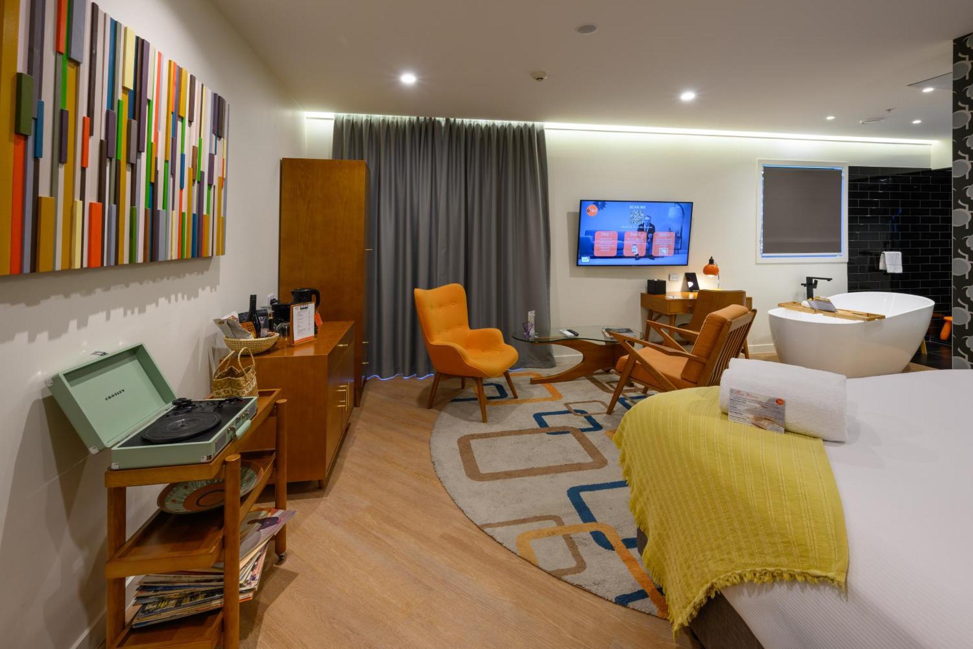 Ohtel Auckland 호텔 외부 사진 A room at the hotel