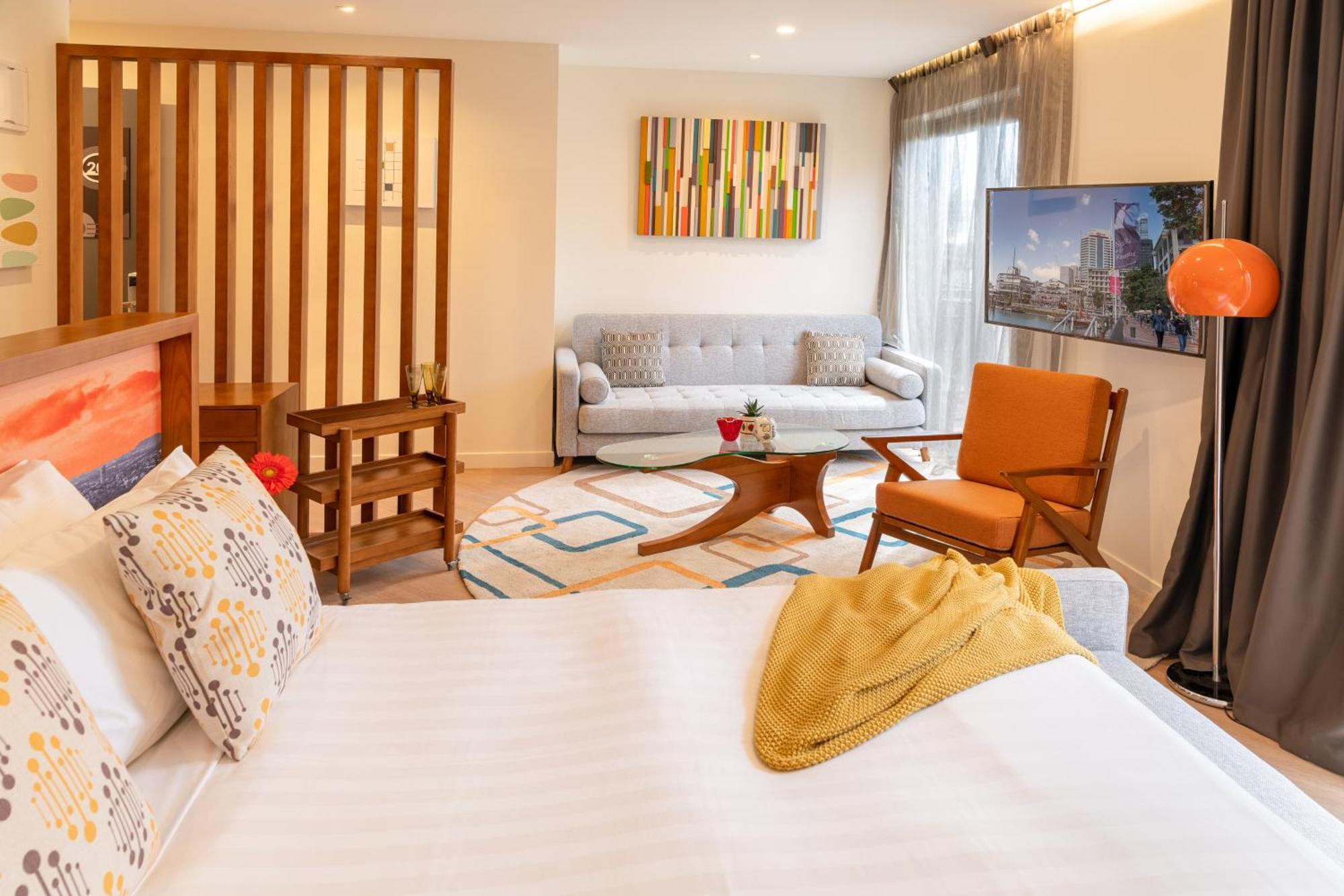 Ohtel Auckland 호텔 외부 사진 A room at the hotel